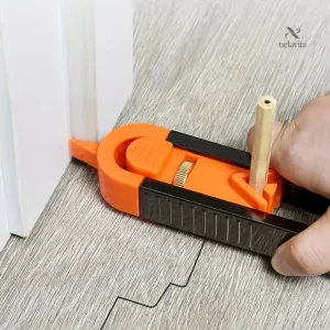 Compas traceur multifonction pour découpe précise – Outil de marquage pour angles, formes complexes et pose de revêtement