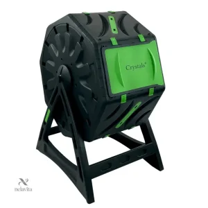 Composteur rotatif 72L pour jardin et déchets organiques