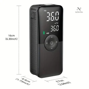 Compresseur d’air portable électrique pour pneus de moto et voiture