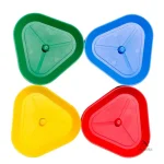 Cônes de sport en plastique, parfaits pour les jeux en extérieur