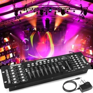Contrôleur DMX 192 Canaux pour éclairage DJ