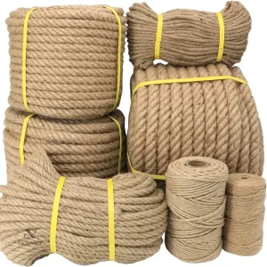 Bobines de jute multi-tailles pour décoration artisanale