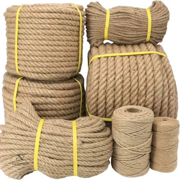 Bobines de jute multi-tailles pour décoration artisanale