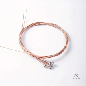 Cordes en cuivre pour guitare acoustique – Jeu complet 6 cordes résistantes et son clair