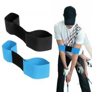 Bande réglable pour un alignement optimal des bras au golf