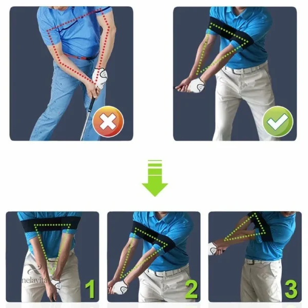 Accessoire de golf pour corriger la posture et le swing