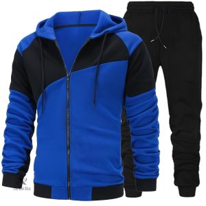 Ensemble de jogging à capuche en polaire