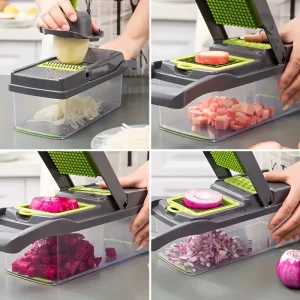 Mandoline manuelle pour émincer et trancher facilement