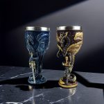 Coupe isotherme en métal décorée d'un dragon