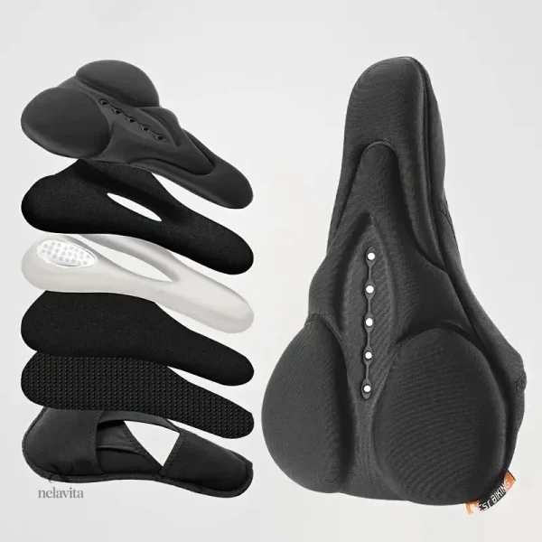 Selle rembourrée conçue pour le cyclisme sur route
