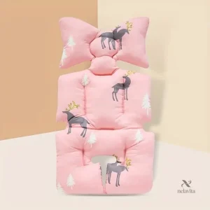 Coussin réducteur universel poussette bébé – Matelas de siège rembourré avec appui-tête