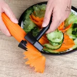 Couteau à légumes cranté pour une découpe précise