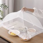 Protection alimentaire pliable anti-mouche pour repas