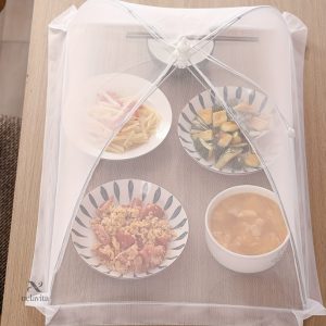 Accessoire pliable pour repas, évite les insectes
