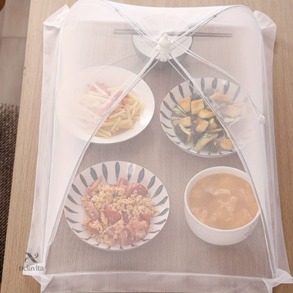 Accessoire pliable pour repas, évite les insectes