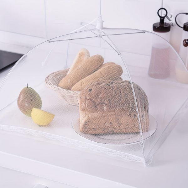 Protection légère pour plats lors de repas en extérieur