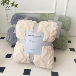 Couverture fantaisie en jacquard, design moderne