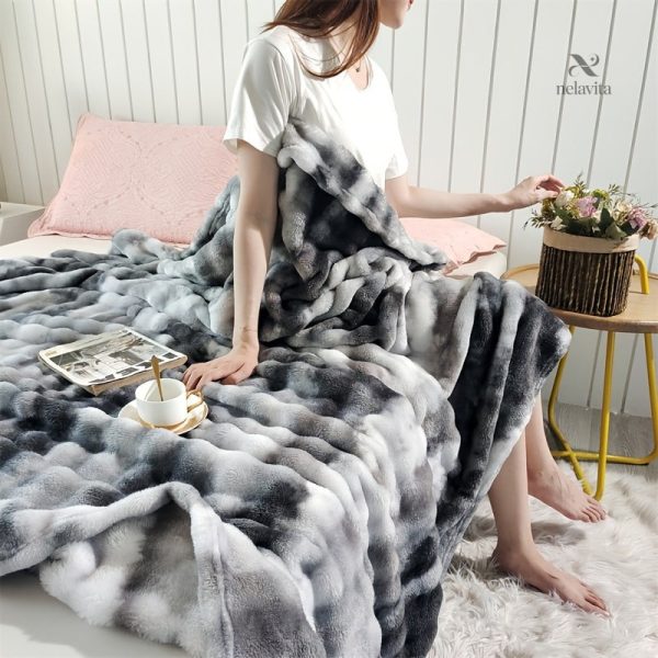 couverture-reversible-fausse-fourrure-tie-dye-1 Couverture Réversible Fausse Fourrure