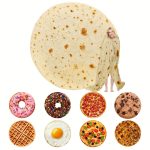 Couverture ronde pizza donuts cookie originale