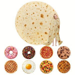 Couverture ronde pizza donuts cookie originale