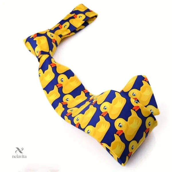 cravate-fantaisie-homme-a-motifs-canards-jaunes-accessoir-ddbk0e-1 Cravate fantaisie homme motifs canards jaunes