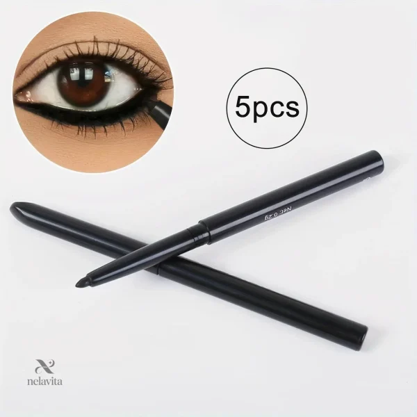 Eyeliner noir, formule longue tenue pour un look impeccable
