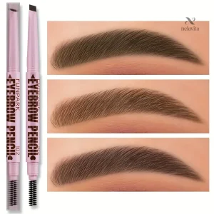 Crayon Sourcils 2-en-1 FUNPARK Teinte 101-104 – Pointe Biseautée et Brosse Intégrée pour Sourcils Définis Naturellement