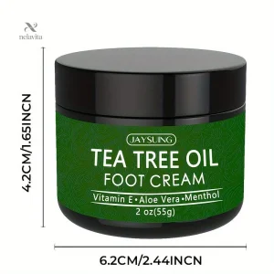 Crème pour pieds enrichie en Vitamine E et Tea Tree