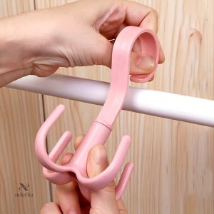 Porte-ceintures rotatif pour un accès facile aux vêtements