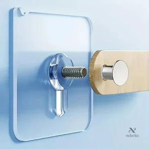 Fixation adhésive robuste pour divers usages domestiques