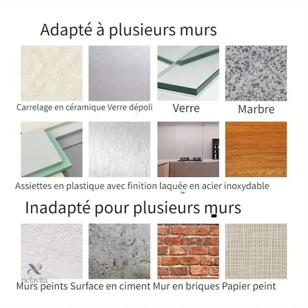 Crochets autocollants pour un espace bien organisé et pratique