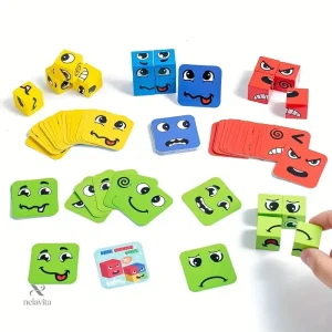 Cubes éducatifs sur les émotions pour le développement