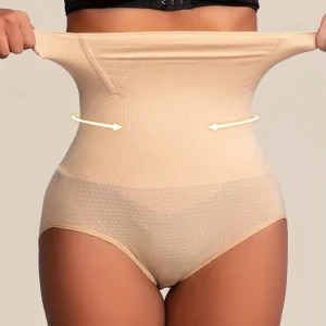 Culotte Gainante Invisible Taille Haute – Effet Ventre Plat et Taille Sculptée