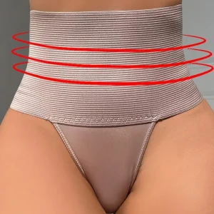 Culotte Gainante Taille Haute Effet Ventre Plat – Lingerie Sculptante Invisible & Confortable