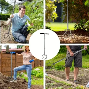 Outil de jardinage manuel pour entretien du sol