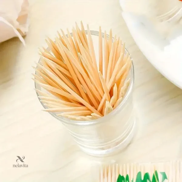 Cure-dents durables en bambou pour un sourire sain