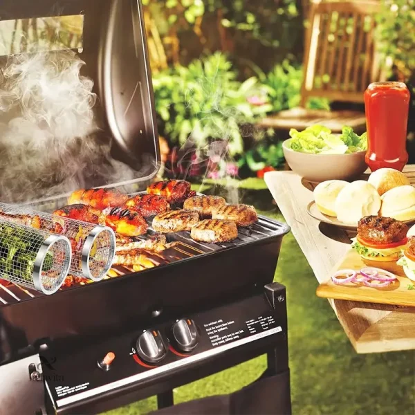 Grilles pour légumes et snacks en cuisine d’extérieur