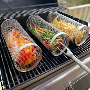 Accessoire barbecue pour cuisson de frites et légumes