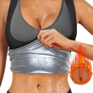 Débardeur de sudation femme – Top fitness thermique pour brûler les graisses et affiner la taille