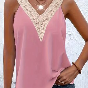 Débardeur Élégant Grande Taille Bicolore