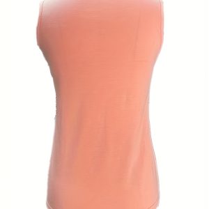 Débardeur uni à col rond pour femme