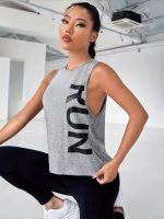Vêtement de sport col rond pour femmes actives