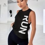 Débardeur sport col rond, parfait pour le fitness