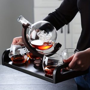 Décanter Globe pour Scotch, Bourbon et Vodka
