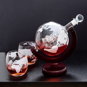 Verres inclus avec décanter à whisky