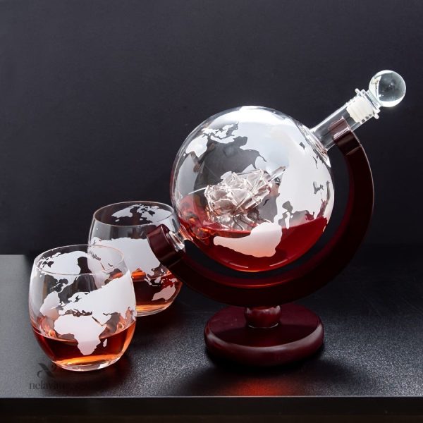 Verres inclus avec décanter à whisky
