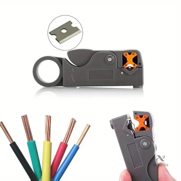 Outil compact pour câbles coaxiaux et connexions