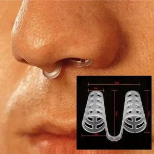 Dilatateur Nasal Anti-Ronflement – Améliore la Respiration et le Sommeil, Confort Invisible en Silicone