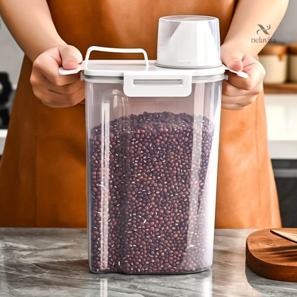 Rangement cuisine, distributeur de nourriture étanche 2.5L