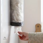 Rangement simple pour sacs plastiques utilisés